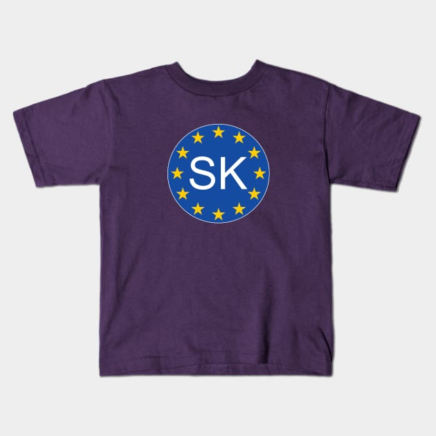 Slovakia Slovensko Kids T-Shirt by Travellers